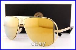 Brand New VERSACE Sunglasses VE 2212 10027P Gold/Brown Mirror Gold For Men