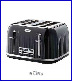 Breville VTT476 Impressions 4 Slice Slot Toaster Black