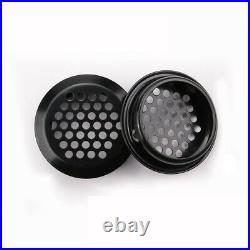 Bulk stainless steel Metal round air vent grille hole cover Ventilation Black