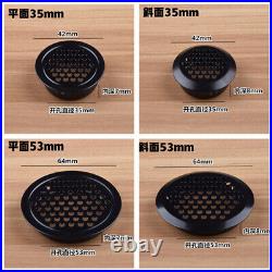 Bulk stainless steel Metal round air vent grille hole cover Ventilation Black