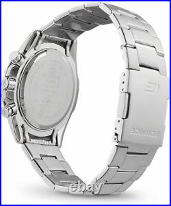 CASIO Edifice Sapphire Analog EQB-1000D-1AER Solar Bluetooth Men's Watch Silver