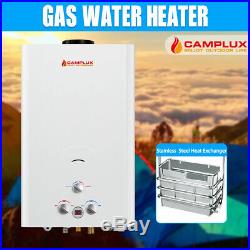 Camplux 16L Tankless Gas Water Heater Instant Propane LPG Gas Boiler Hot Shower