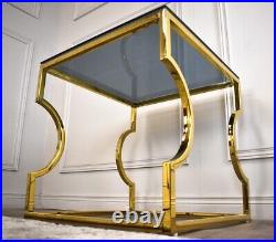 Capri Gold Stainless Steel End Table