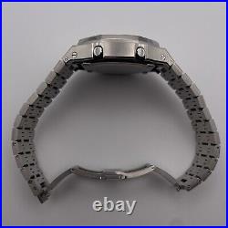 Casio G-SHOCK GA-2100-1AER Metal Casioak Mod Watch Silver Bracelet Royal Oak AP