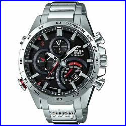 Casio Men's Watch Edifice Chronograph Black Dial Steel Bracelet EQB501XD-1A