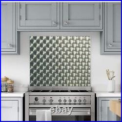 Circle Polished Stainless Steel Metal Sheet Catering Splashback 0.9mm Thick