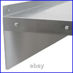 Commercial Catering 2 Stainless Steel Shelves Kitchen Wall Shelf 900mm Metal