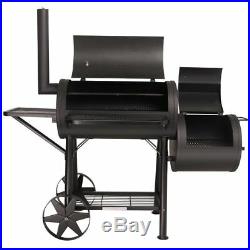 CosmoGrill American Smoker 90KG XXL Barbecue BBQ with Charcoal Barrel