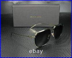DOLCE & GABBANA DG2165 488 81 Black Pale Gd Polarized Grey 58 mm Mens Sunglasses