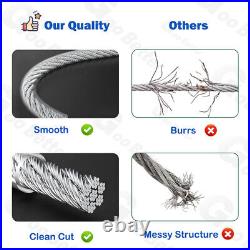 Dia 0.6mm-12mm Stainless Steel Wire Rope PVC Plastic Coated Metal Cable Rigging