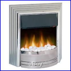 Dimplex CST20 Castillo Optiflame 2000 Watts Freestanding Electric Fire in Chrome