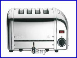 Dualit Classic Vario Four Slot Toaster 4 Slice Polished Chrome Stainless Steel