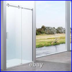 Durovin Shower Enclosure Cubicle Frameless Sliding Tall Glass Door Clear 8mm
