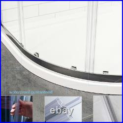 ELEGANT Quadrant Shower Enclosure 900x900 Corner Cubicle 8mm Nano Glass Door