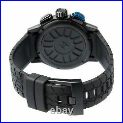 Edox 10305 37GNBU NBU1 Men's Chronorally 1 Black Quartz Watch