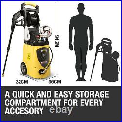 Electric High Power Pressure Washer 3800PSI Power Jet Wash Patio Car Cleaner