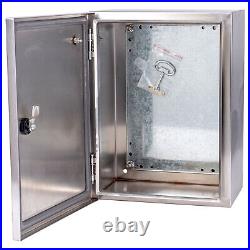 Europa Components SSTB403020 Stainless Steel Enclosure 400x300x200mm IP65