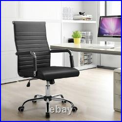 Executive Office Chair 360° Swivel High Back Office Chair PU Computer Desk Chair