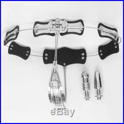 FEMALE Chastity Device Belt Stainless Steel Adjustable 60-130cm 2 PUGS