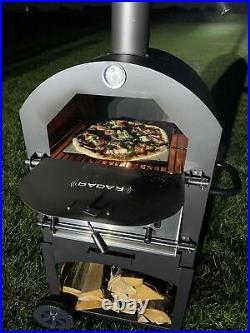 Floor Standing Wood Fired Pizza Oven With Cover And Free Pizza Paddle