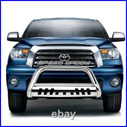For 07-16 Toyota Tundra/sequoia Stainless Steel Bull Bar Push Bumper Grill Guard