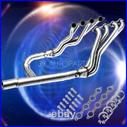 For 2007-2013 Silverado/GMC Sierra Long Tube Header With Y-Pipe Stainless Steel