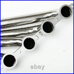 For 2007-2013 Silverado/GMC Sierra Long Tube Header With Y-Pipe Stainless Steel