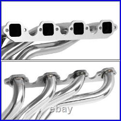 For 88-97 Ford F250/f350 7.5l V8 4-1 MID Length Exhaust Header Manifold+y-pipe