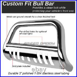 For 99-07 Chevy Silverado/sierra 1500 Chrome Bull Bar Push Bumper Grille Guard