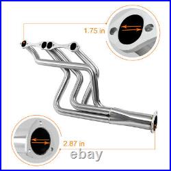 For Chevy Small Block SBC V8 Stainless Steel Long Tube Exhaust Header Manifold