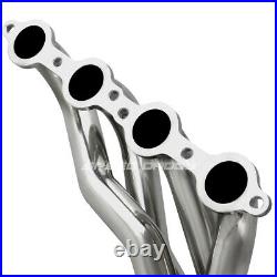 For Chevy/gmc Gmt900 4.8/5.3/6.0 Stainless Steel Long Tube Header Exhaust+y-pipe
