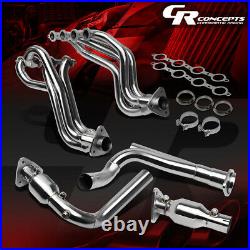 For Gmc/chevy Gmt800 V8 Engine Truck/suv Stainless Manifold Header+y-pipe+gasket