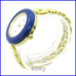 GUCCI 11/12 Change Bezel Quartz Ladies Wristwatch Watch Bracelet AK38389b