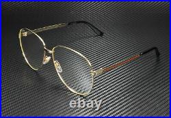 GUCCI GG0138S 003 Aviator Gold Transparent 61 mm Unisex Sunglasses