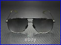 GUCCI GG0336S 002 Aviator Black Grey 60 mm Men's Sunglasses