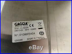 Gaggia Classic 02/2006 Stainless Steel Coffee Machine With Extras