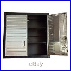Garage 2 Door Wall Cabinet by Seville Cupboard Office Shed Lockable Storage