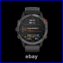 Garmin Fenix 6 Pro Solar Premium Multisport GPS Smartwatch Gray with Earbuds