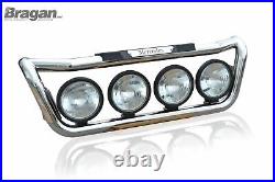 Grill Light Bar D To Fit Mercedes Atego 07+ Polished Stainless Steel Metal Front