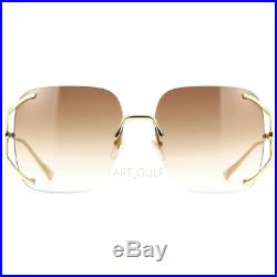 Gucci Sunglasses Women GG0646-S Gold Brown Gradient Lens Brand New 100% Authenti