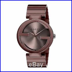 Gucci YA133211 Men's INTERLOCKING Brown Quartz Watch