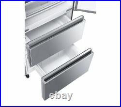 HAIER HB16FMAA 60/40 Fridge Freezer Stainless Steel Currys