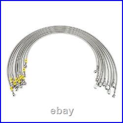 HEL FORD CAPRI 2.8i V6 STAINLESS STEEL BRAIDED FUEL INJECTION HOSES PIPES LINES