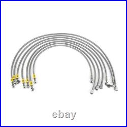 Hel Performance Vw Golf Gti Mk1 8v M12 Stainless Steel Braided Injection Hoses
