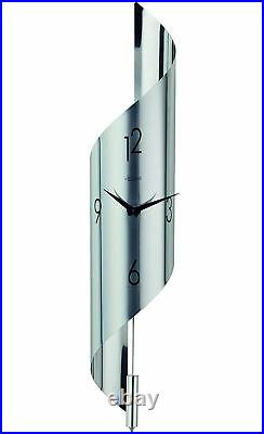 Hermle Savannah II Stainless Steel Wall Clock 70944002200