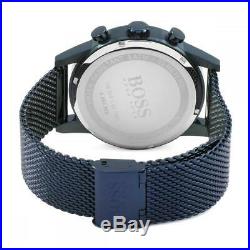 Hugo Boss Men's Navigator QC Edition Blue Mesh Watch HB1513538