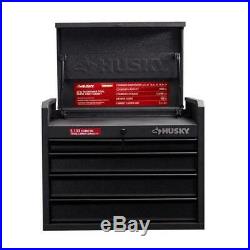 Husky 26 in. 5-Drawer Top Tool Chest in Textured Black