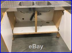 Ikea Varde Freestanding kitchen sink unit Stainless-steel Top Sutton