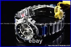 Invicta 39mm Limited Edition Marvel Punisher Bolt Chrono Black Silver SS Watch