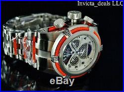 Invicta 52mm Reserve Bolt Zeus Swiss Chronograph Twisted Metal Cage Dial Watch